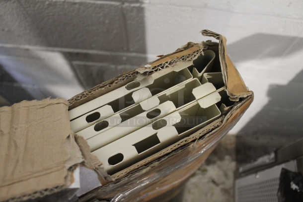 Box of Tan Metal Pieces. - Image 5 of 5