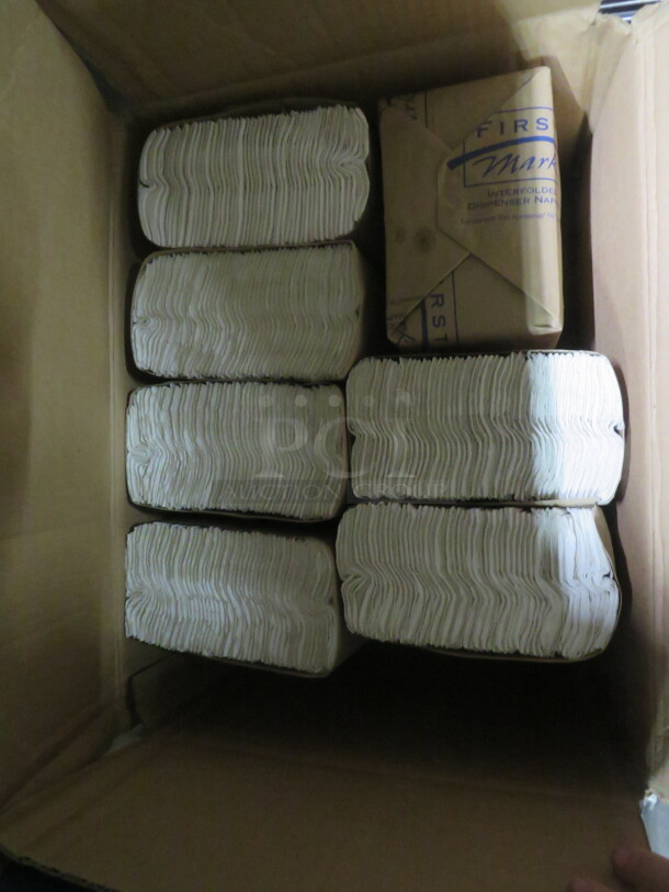 Pacific Blue Fold Towels. #20603. 7XBID - Image 1 of 2