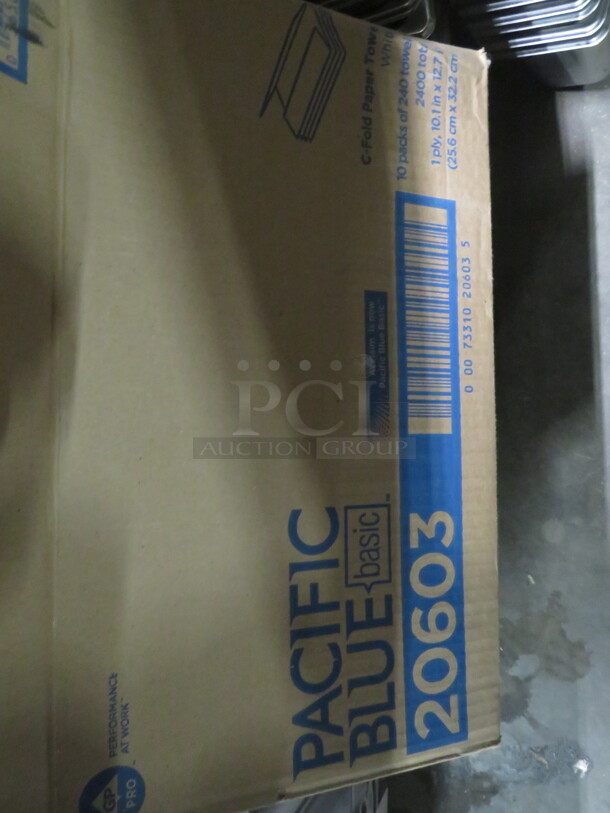 Pacific Blue Fold Towels. #20603. 7XBID - Image 2 of 2