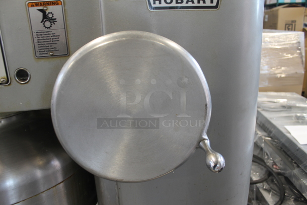 Hobart P660 Metal Commercial Floor Style 60 Quart Planetary Dough Mixer w/ Stainless Steel Mixing Bowl, Bowl Guard and 2 Dough Hook Attachments. 208-240 Volts, 3 Phase. - Image 8 of 8
