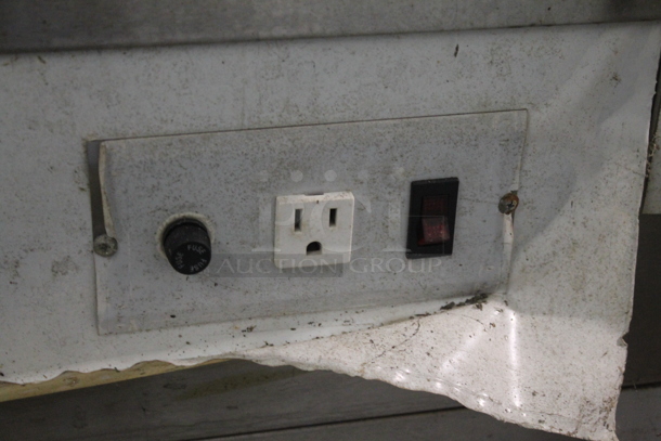 CustomCool BGC57R Metal Commercial Floor Style Deli Display Case Merchandiser 115 Volts, 1 Phase. Tested and Powers On But Does Not Get Cold - Image 7 of 11