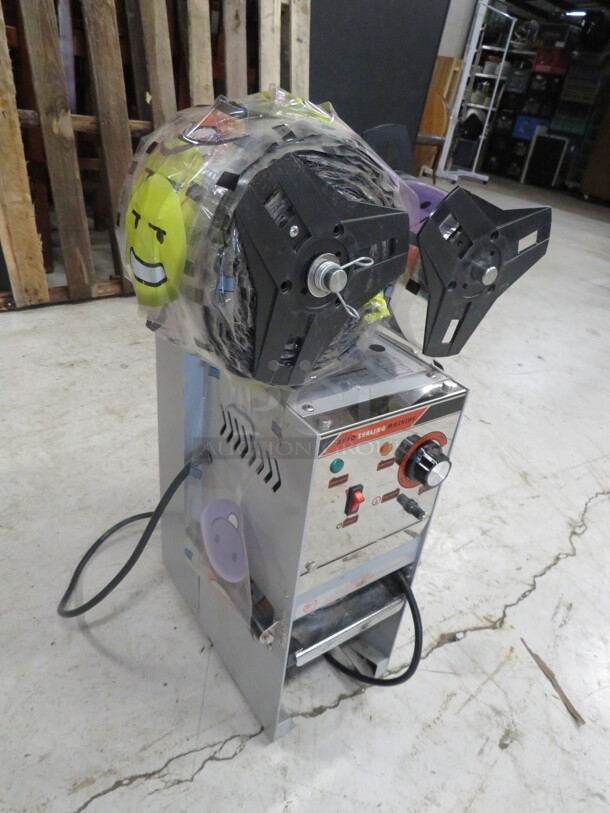 One Auto Sealing Machine. Model# 26CSM004-SA-01. 110 Volt. - Image 3 of 3