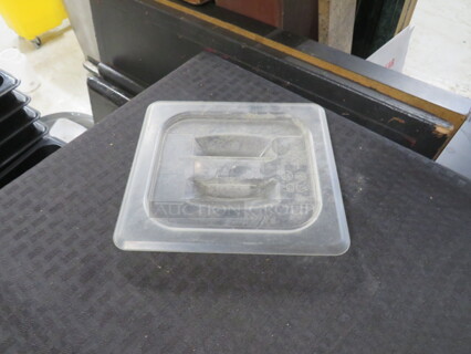 1/6 Size Clear Food Storage Lid.  3XBID