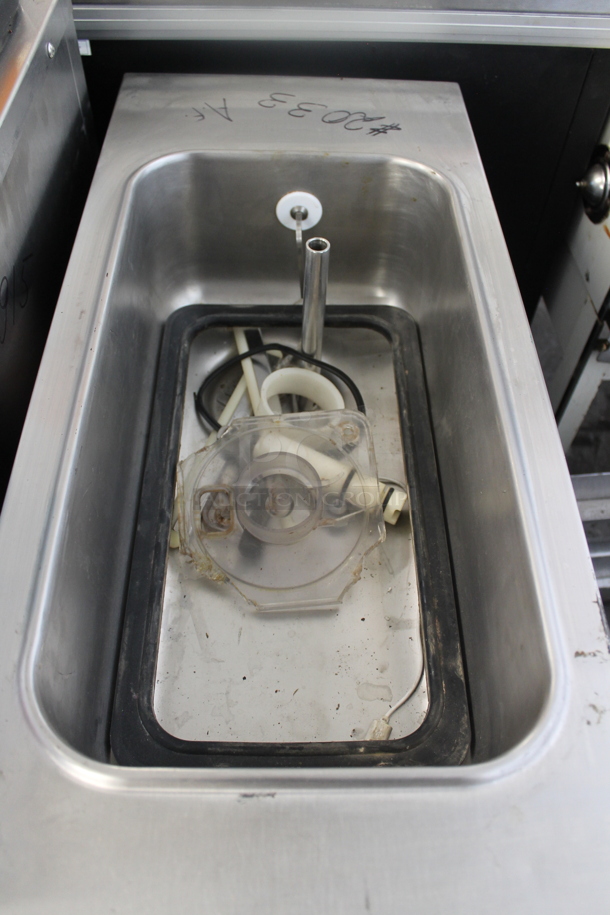 Taylor 428-12 Stainless Steel Commercial Countertop Single Flavor Slushie Frozen Beverage Machine. 115 Volts, 1 Phase.  - Image 2 of 5