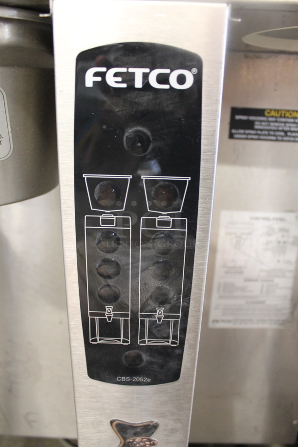 Fetco CBS-2052e Stainless Steel Commercial Countertop Coffee Machine w/ 1 Metal Brew Basket. 120/208-240 Volts, 1 Phase. - Image 3 of 4