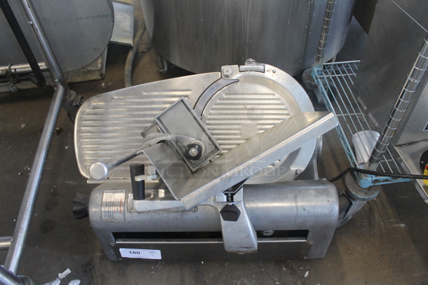 Hobart 1612E Stainless Steel Commercial Countertop Automatic Meat Slicer. 115 Volts, 1 Phase. Cannot Test Due To Missing Power Switch - Image 1 of 9