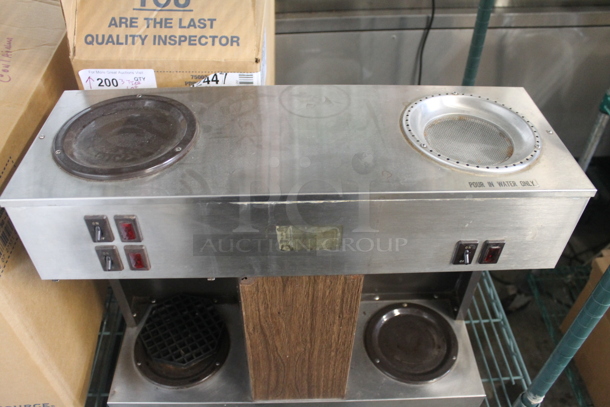 Bunn VPS Stainless Steel Commercial Countertop 3 Burner Coffee Machine. 120 Volts, 1 Phase.  - Image 6 of 8