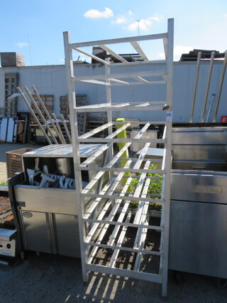 One Aluminum Can Rack. 25X35X70.5