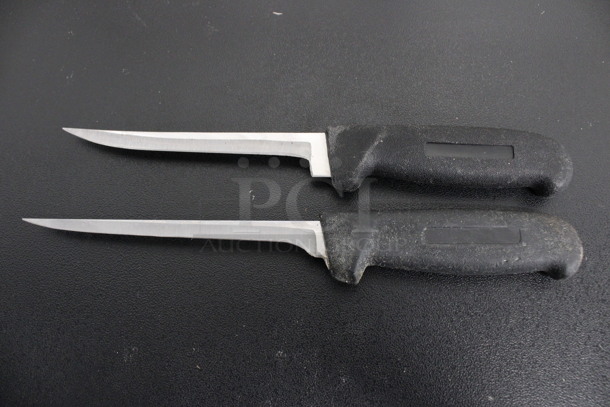 2 Sharpened Stainless Steel Fillet Knives. 11