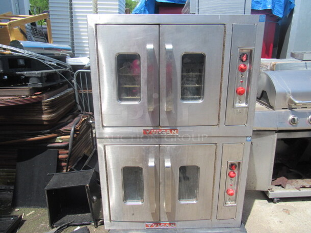 One Vulcan Double Stack Electric Oven.  