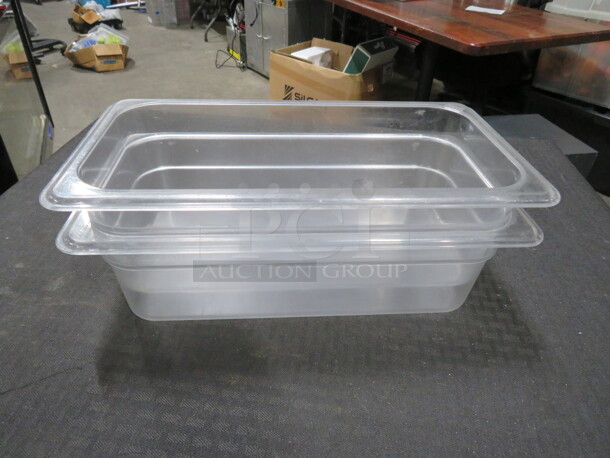 1/3 Size 4 Inch Deep Food Storage Container. 2XBID - Image 1 of 1
