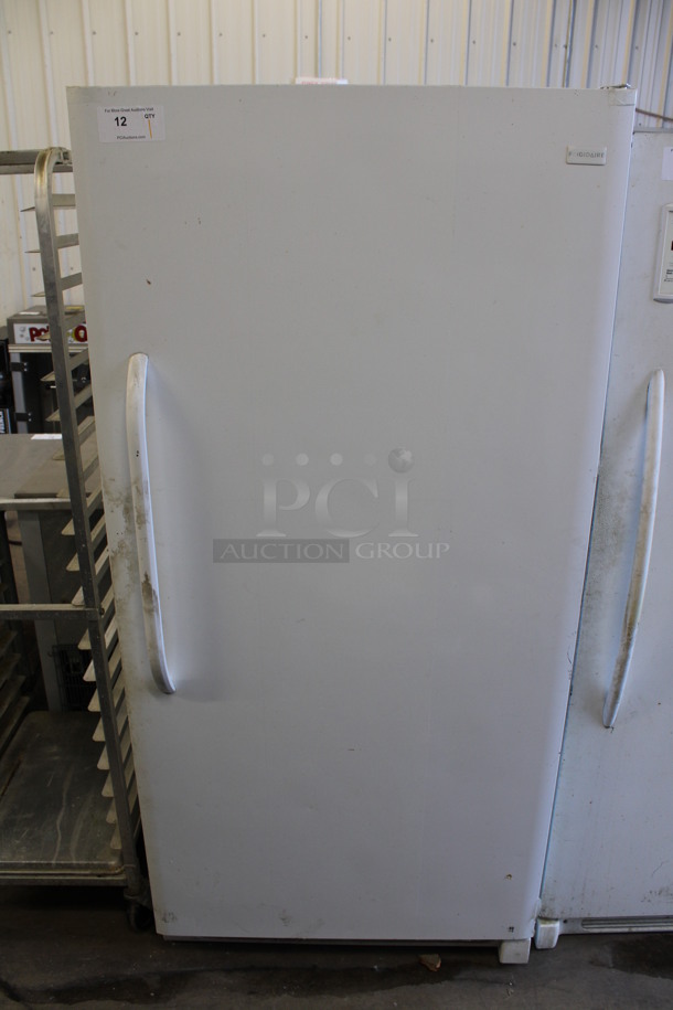 Frigidaire Model FFFH20F2QWE ENERGY STAR Single Door Reach In Freezer. 115 Volts, 1 Phase. 34x33x72.5. Tested and Working!