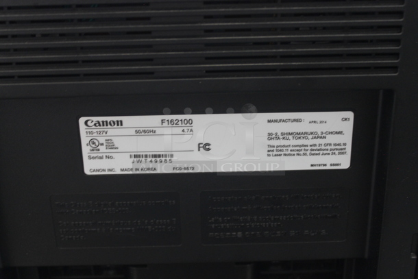 Canon F162100 Countertop Printer. 110-127 Volts, 1 Phase.  - Image 4 of 5