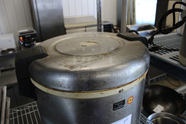 Zojirushi Metal Rice Cooker. 17x15x15 - Image 2 of 4