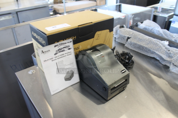 BRAND NEW SCRATCH AND DENT! Avaweigh OS-2130D Thermal Label Printer With Labels And Software And Documentation Disc. Tested And Working! - Image 2 of 7