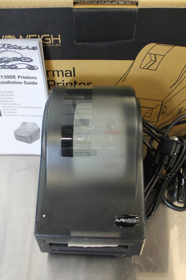 BRAND NEW SCRATCH AND DENT! Avaweigh OS-2130D Thermal Label Printer With Labels And Software And Documentation Disc. Tested And Working! - Image 6 of 7