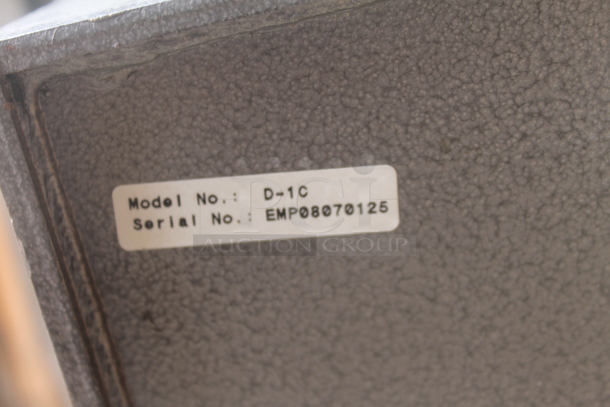 Empire Gray Metal Single Compartment Drop Safe. Does Not Come w/ Combination - Image 5 of 5