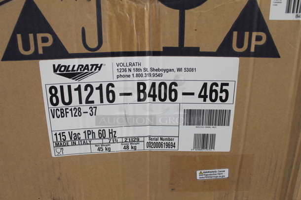 BRAND NEW IN BOX! Vollrath VCBF128-37 Commercial 10 Liter Frozen Beverage Dispenser With Double Bowl. 115 V, 1 Phase. - Image 2 of 3