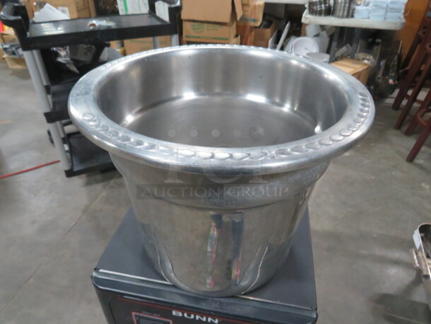 One Vollrath 7 Quart Stainless Steel Soup Pot, With Embossed Rim. #82300-10. - Image 1 of 2