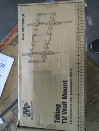 One NEW Wall Mount Tilting TV Mount. #MD2268-LR.