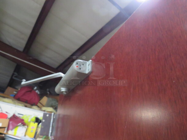 One Wooden Door With Hardware, 3 Hinges, Door Handle, And Door Closer. 35.5X83 - Image 4 of 4
