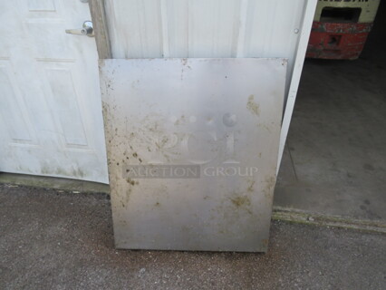 One Stainless Steel Table Top. TOP  ONLY! No Legs. 36X30