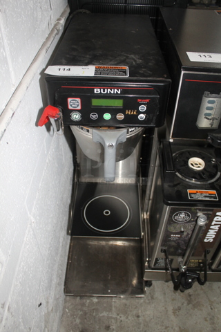 2017 Bunn ITCB-DV Stainless Steel Commercial Countertop Coffee Machine w/ Hot Water Dispenser and Poly Brew Basket. 120 Volts, 1 Phase. 