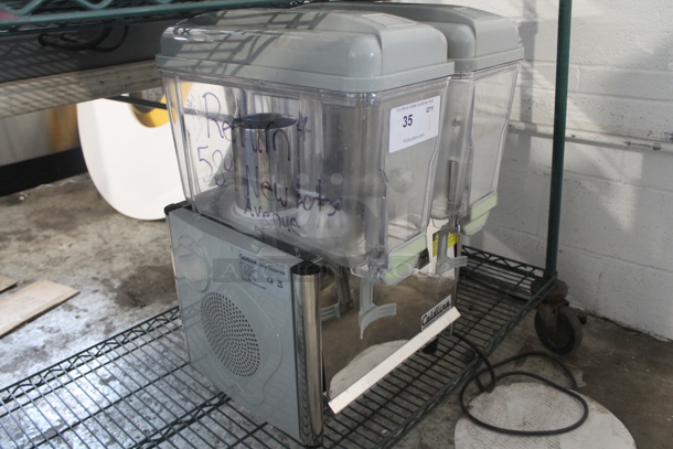 Coldline Royal-2P Stainless Steel Commercial Countertop 2 Hopper Refrigerated Beverage Machine. 120 Volts, 1 Phase. Tested and Powers On But Does Not Get Cold - Image 2 of 8