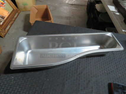 One NEW Vollrath 4.8 Quart Full  Size Long 3.5 Inch Deep Super Shape Stainless Steel Wild Food Pan. #3100040. $57.59