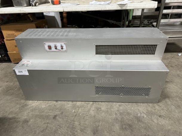 One Air Access Heated Air Curtain. Model# AA300. 208/220 Volt. 1 Phase. 48X16X22. $2399.69. - Image 1 of 1