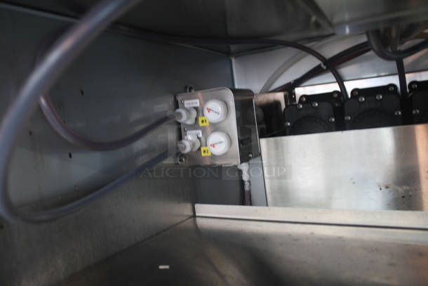 Beverage-Air WTR67AHC-MM-B Commercial Stainless Steel Worktop Including Kegerator With 10 Flavor Beer Tower And 2 Door Black Refrigerated Base. 115V, 1 Phase. Tested and Working! - Image 6 of 9