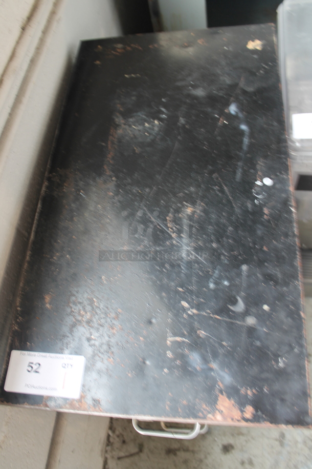 Hon Black Metal 2 Drawer Filing Cabinet. - Image 4 of 8