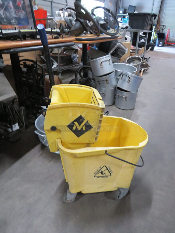 One Mop Bucket And Wringer. - Image 1 of 1