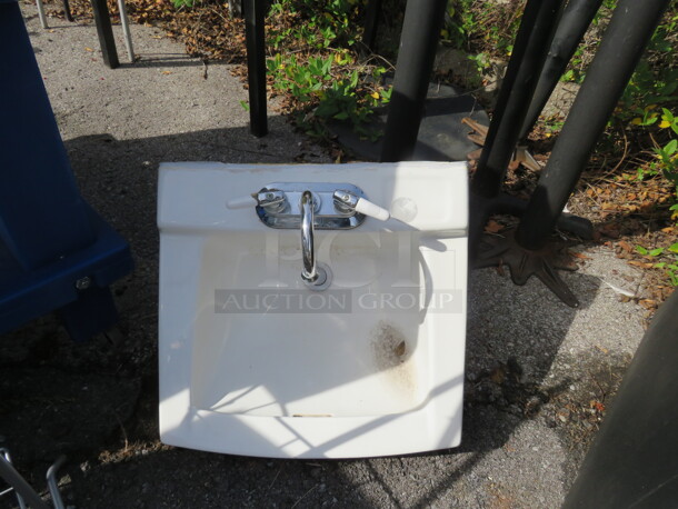 One Sink With Faucet. 19X18 - Image 1 of 1