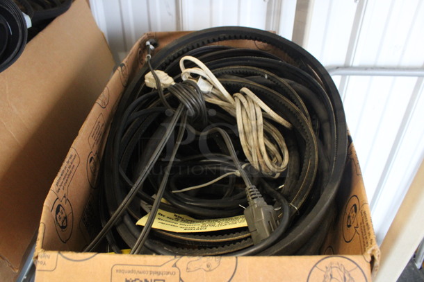 ALL ONE MONEY! Lot of Various Belts and Extension Cord!