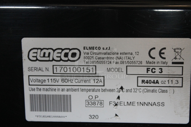Elmeco FC 3 Stainless Steel Commercial Countertop 3 Hopper Slushie Machine. 115 Volts, 1 Phase. Tested and Powers On But Does Not Get Cold - Image 7 of 8
