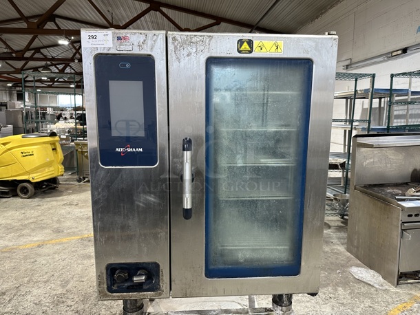 2016 Alto Shaam CTP10-10E Stainless Steel Commercial Electric Powered Combi Convection Oven on Stand. 208-240 Volts, 3 Phase. - Image 2 of 8