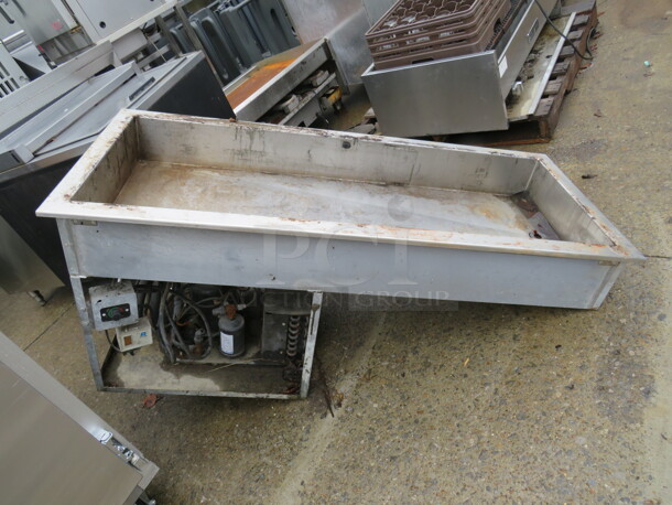 One SS Drop In Refrigerated Cold Well. 56X24X25 - Image 1 of 1