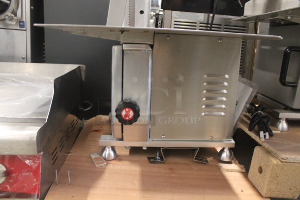 BRAND NEW! Backyard Pro MS-105175 554BSSW65AL Stainless Steel Commercial Countertop Meat Saw. 120 Volts, 1 Phase. Tested and Working! - Image 5 of 9