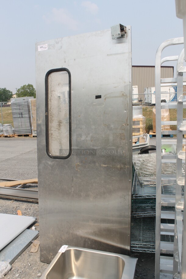 Commercial Swinging Kitchen Door With Window - Image 3 of 3