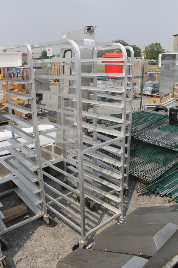 Advance Tabco PR12-5W Commercial Stainless Steel Mobile Sheet Pan Rack On Commercial Casters - Image 2 of 4