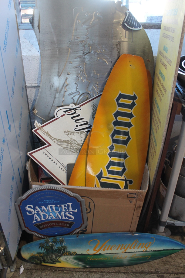 ALL ONE MONEY! Lot of Various Signs / Menu Boards In The Shape of Surfboards - Image 3 of 5