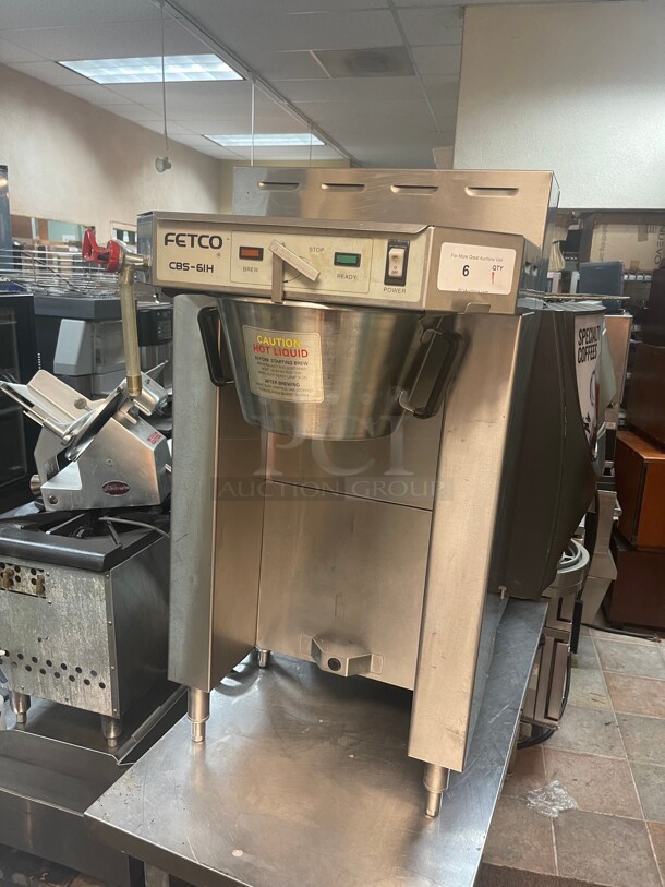 NICE! Fetco Commercial Coffee Machine CBS-61H NSF 120/220 Colt single phase Tested and Working!