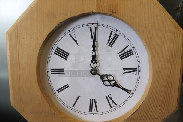 Wooden Wall Mount Clock. - Image 4 of 5