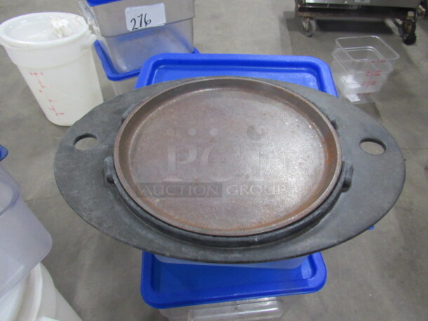 Fajita Platter With Cast Iron Plate. 10XBID.