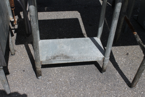 Stainless Steel Commercial Table w/ Metal Under Shelf. - Image 3 of 4