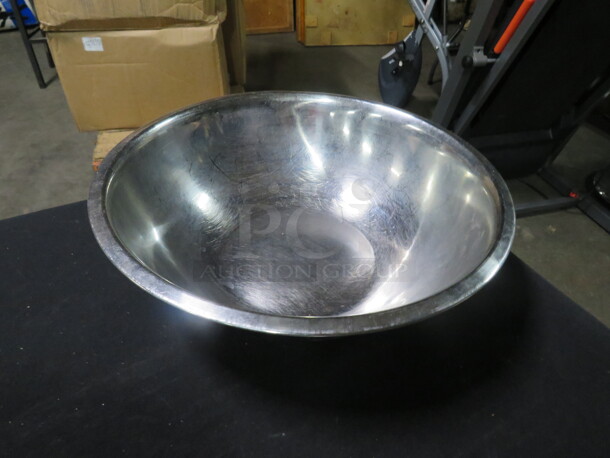 One 13 Inch Stainless Steel Mixing Bowl. 