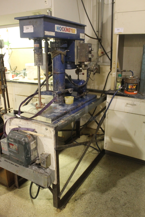 Hockmeyer 2HLI-9-97 Metal Commercial High Speed Disperser. BUYER MUST REMOVE. - Image 4 of 6