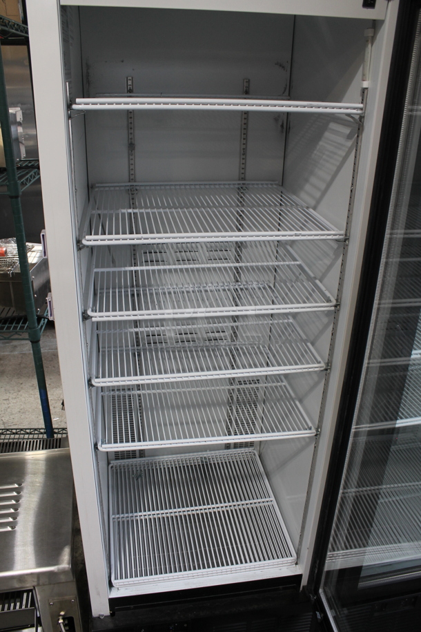 2019 Habco SE18HC Metal Commercial Single Door Reach In Cooler Merchandiser w/ Poly Coated Racks. 115 Volts, 1 Phase. Tested and Working! - Image 3 of 4