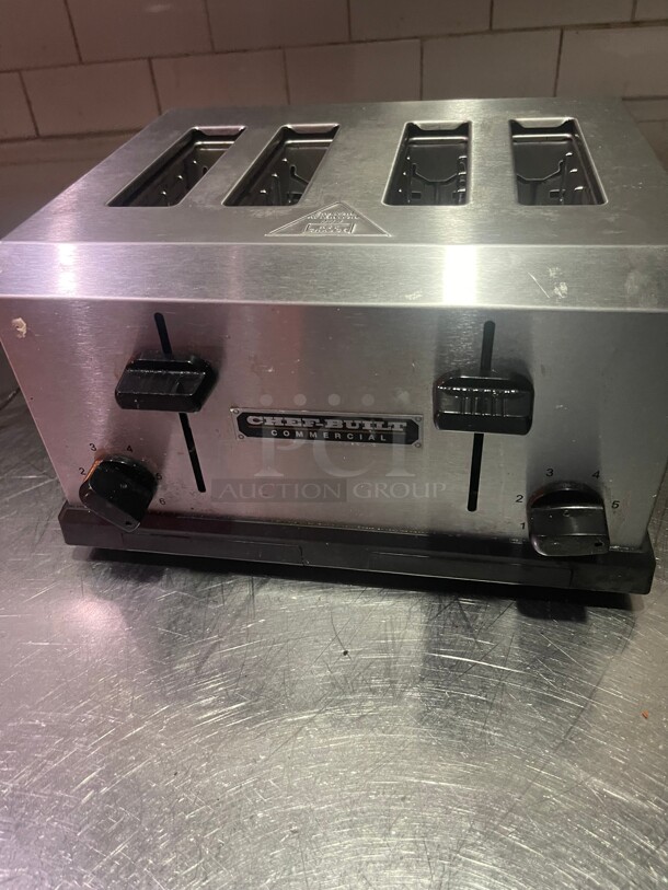 Working! Chef-Built Commercial Counter Top Toaster 1800 Watts 115 Volt Tested and Working!